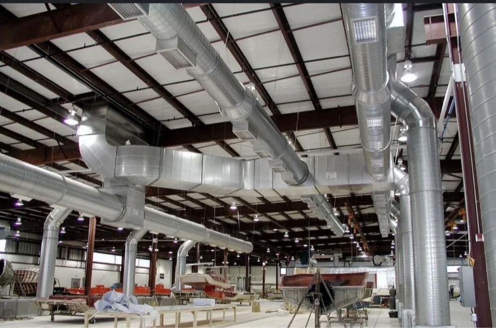 Чистка установка вентиляции