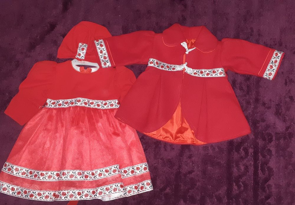 Rochiță bebe +palton 3-6 luni