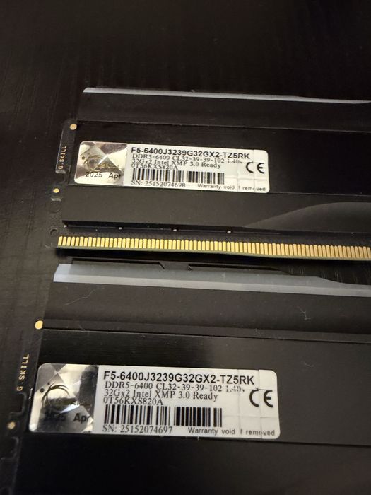 64GB DDR5 6400mhz TridentZ