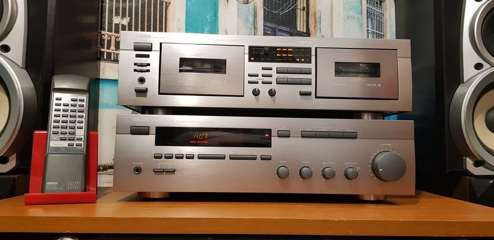 Amplificator statie amplituner Yamaha RX 385 sau casetofon dublu deck Yamaha KX W 321