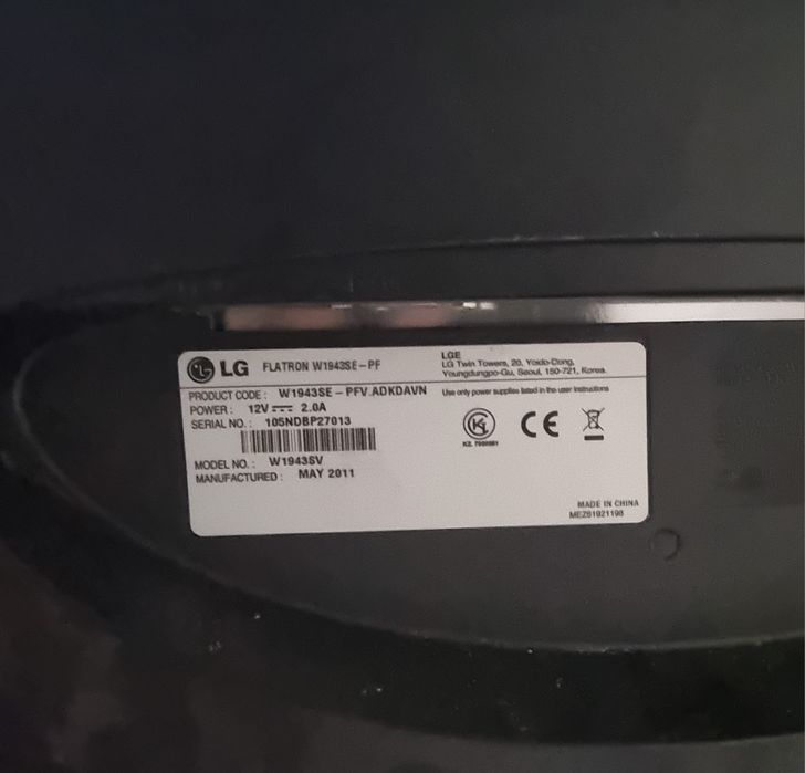 монитор LG Flatron W1943SE-PFV.