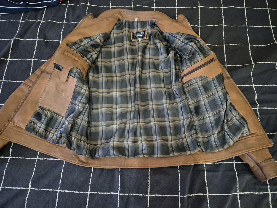 Кожено яке естествена кожа