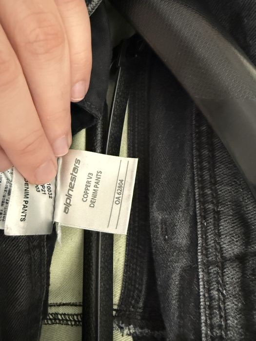 Blugi moto Alpinestars Cooper V3 Denim, Stare excelentă