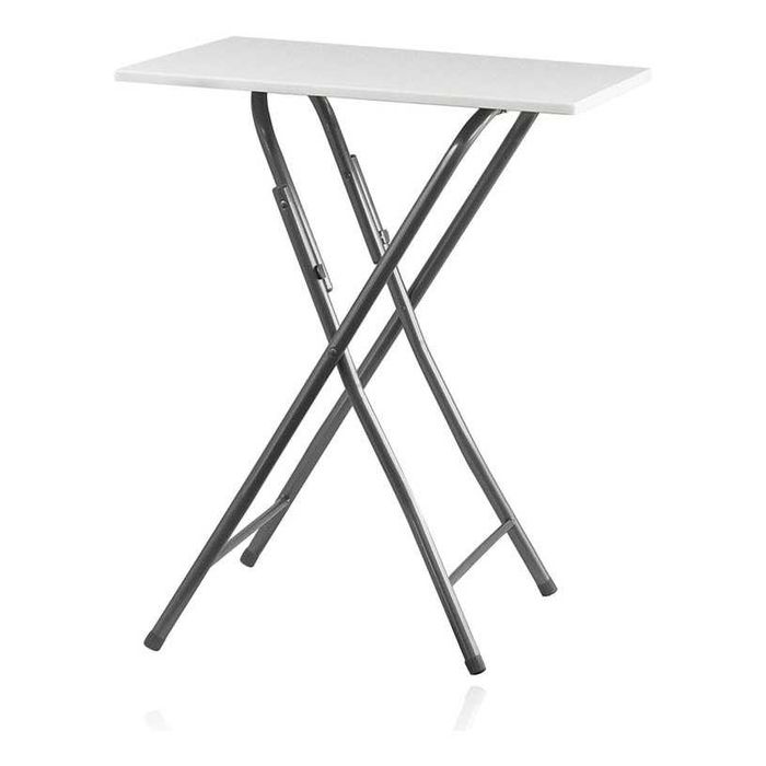 Сгъваема маса 60Х60Х75 CM. с бял плот