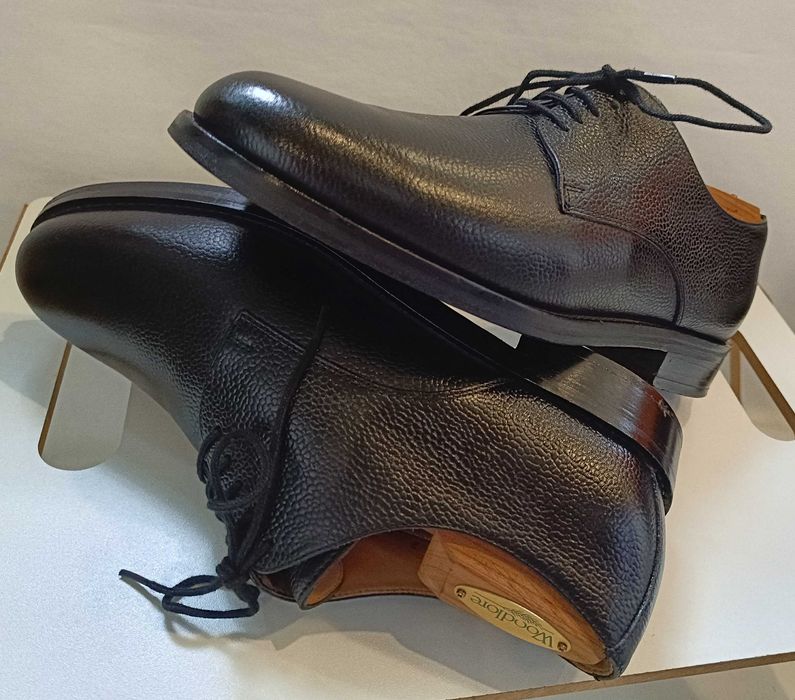 Pantofi derby lucrati manual Kalman Kalman piele naturala superioara