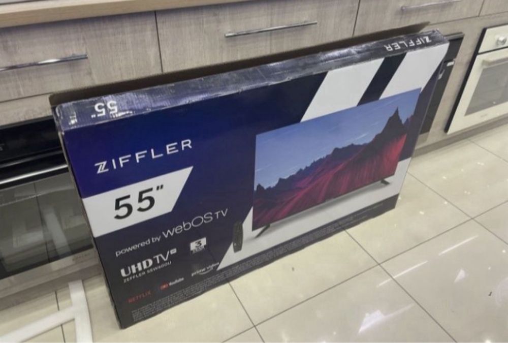Телвизор Hew! ZIFFLER 55 TV 4K 2022 гоД