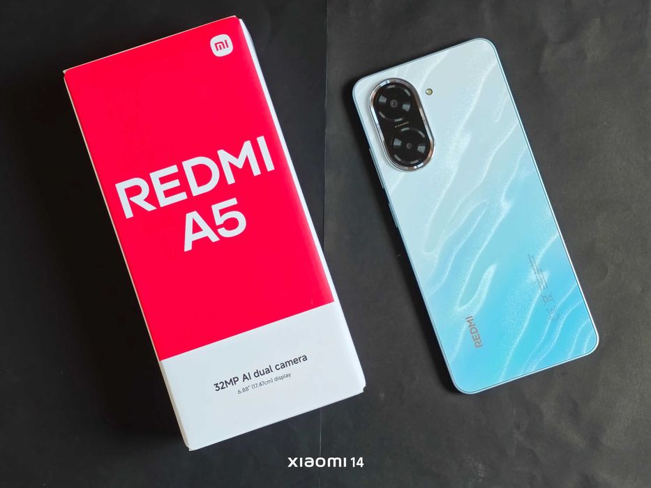 Smartphone Xiaomi Redmi A5, 4GB/128GB,Ocean Blue+Sandisk 128gb,sigilat