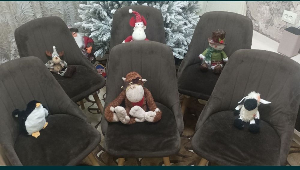 Продам стулья 6 шт в хорошем состоянии турецкие