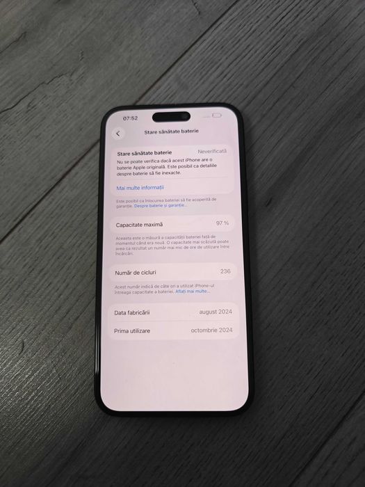 iPhone 15 Plus 128GB 97% baterie
