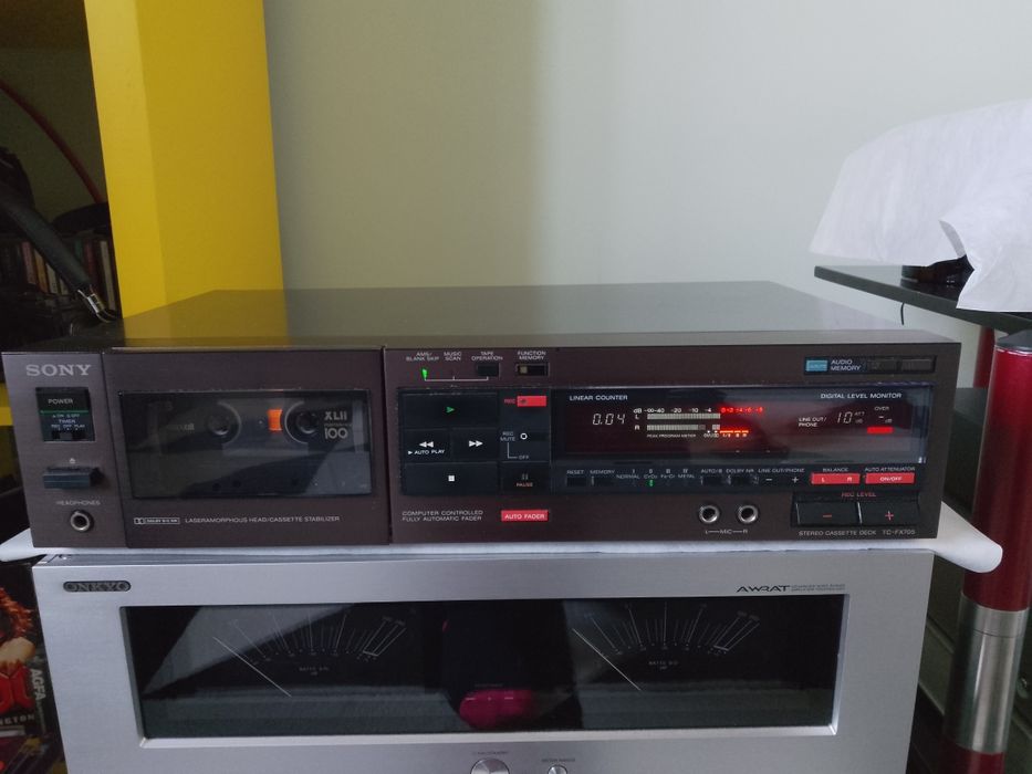 Casetofon Deck Sony TC-WR 820/Telecomanda, Deck Sony TC-FX 705