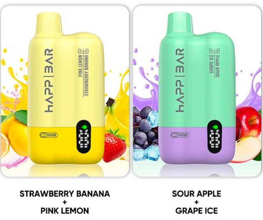 Vape Happ Bar 150 000 Puffs 2 arome