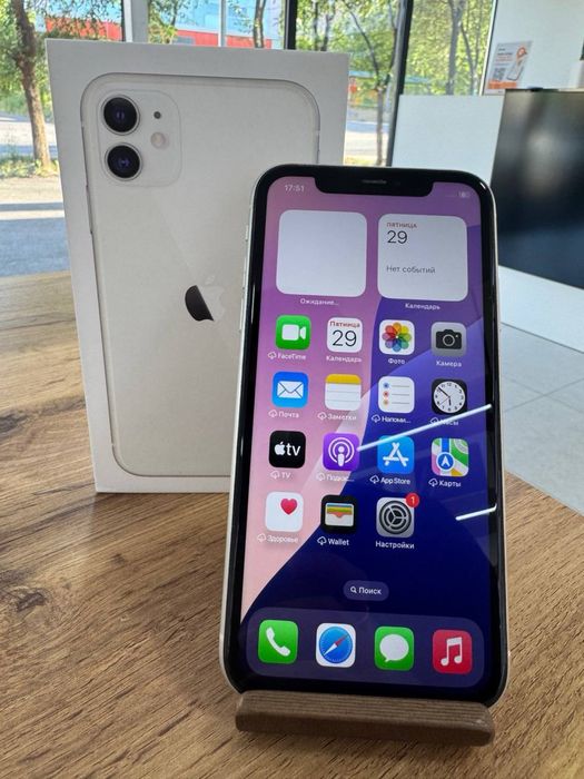 iPhone 11•128GB/74%White Айфон 11•128гб/74%Ақ