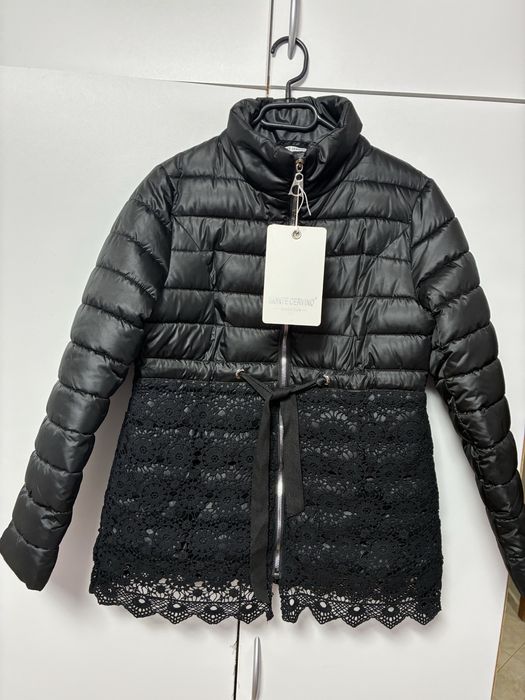 Черно яке с красива дантела