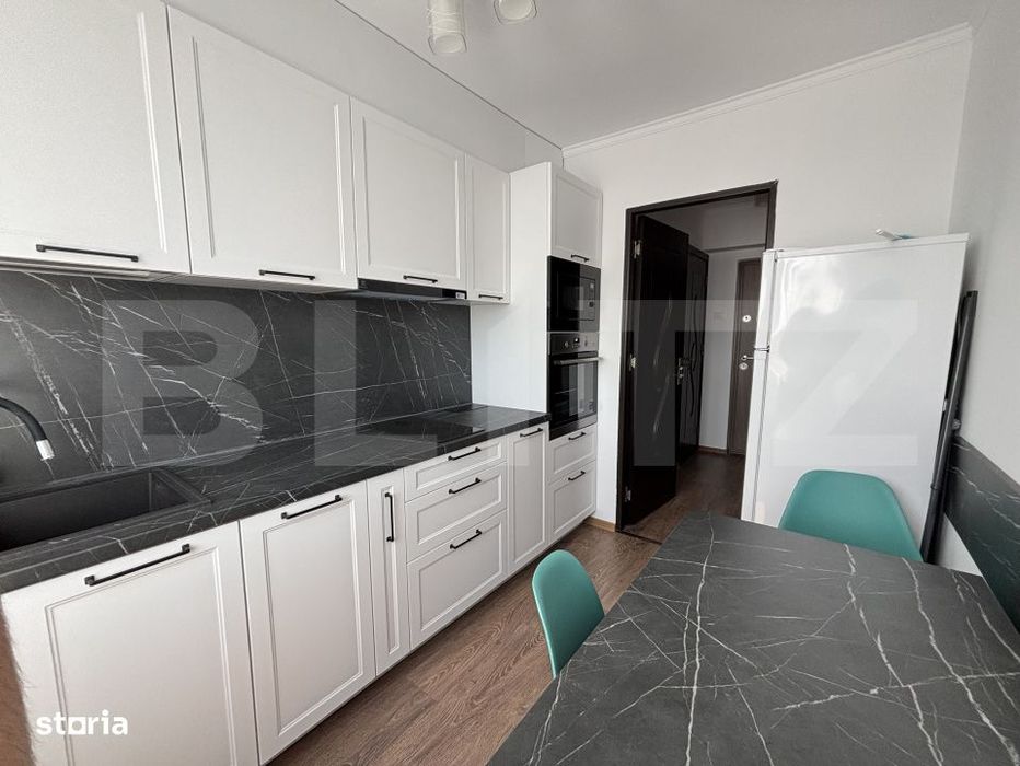 Apartament modern de inchiriat, 50 mp, complet mobilat si uitlat