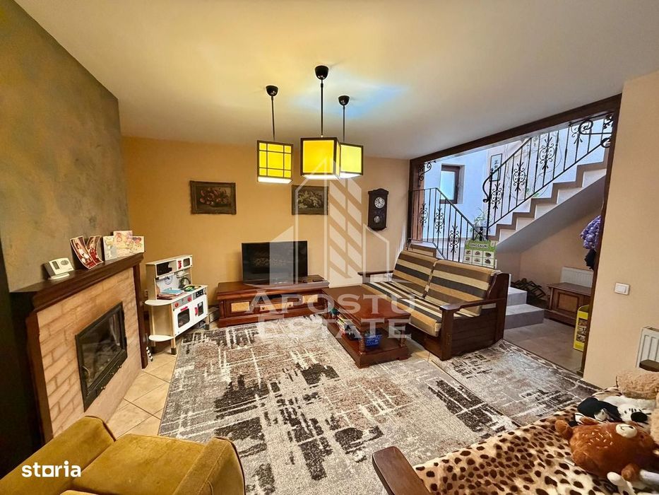 Casa 5 camere, de inchiriat, centrala proprie, Giarmata Mare