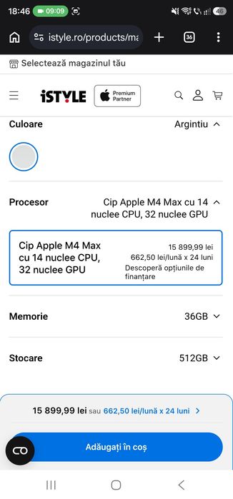 Mac studio m4 max 36 gb ram, 512gb 14 core, 32 gpu. Zalau • OLX.ro
