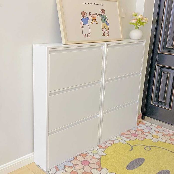 Шкаф для обуви для узкого коридора/ Прочный шкаф для обуви SPCC