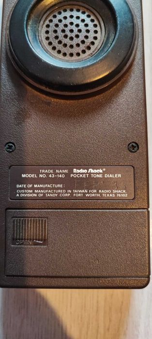 Radio Shack Pocket TONE Dialer 43140 Vintage 1983 Made In U.S.A