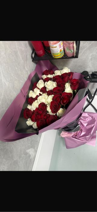 Букет роз , цветы