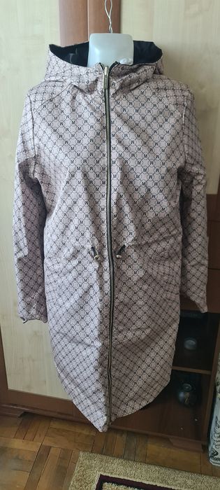 Geaca lunga cu 2 fete