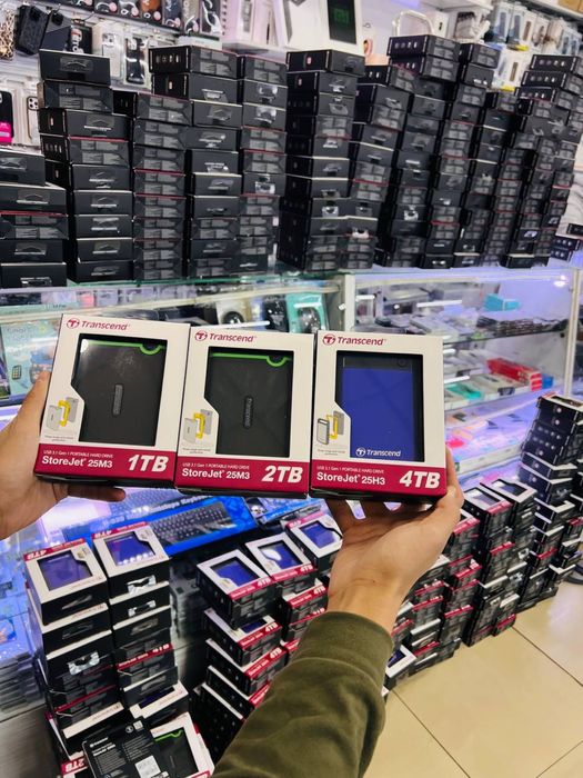 Внешние жесткие диски 1Tb.2tb.4tb.Hard transcend Toshiba Seagate