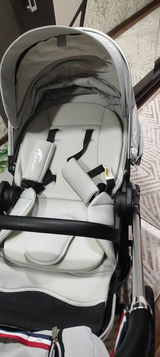 Коляска прогулочная Wingoffly U8, серый