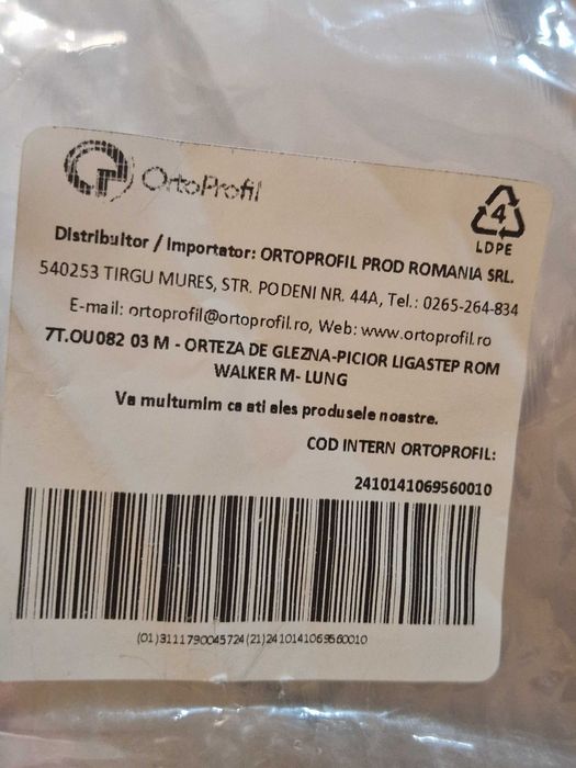 cizma ortopedica/orteza