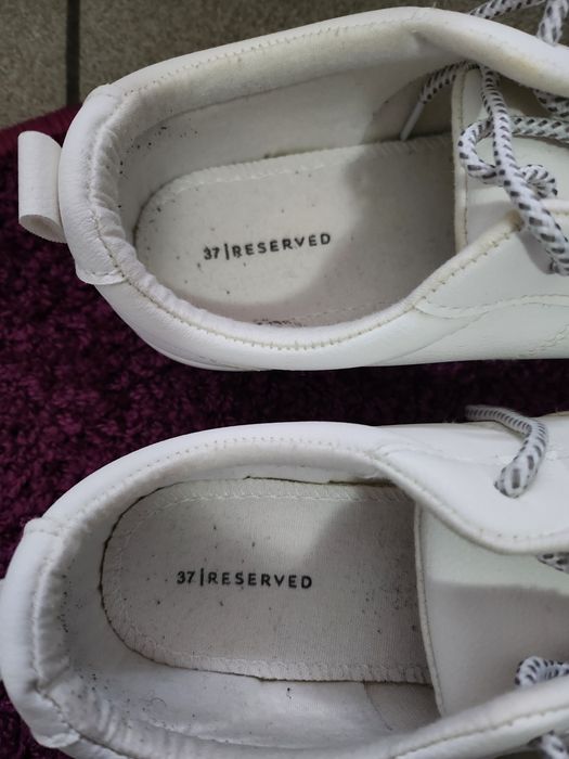 Mocasini albi copii unisex