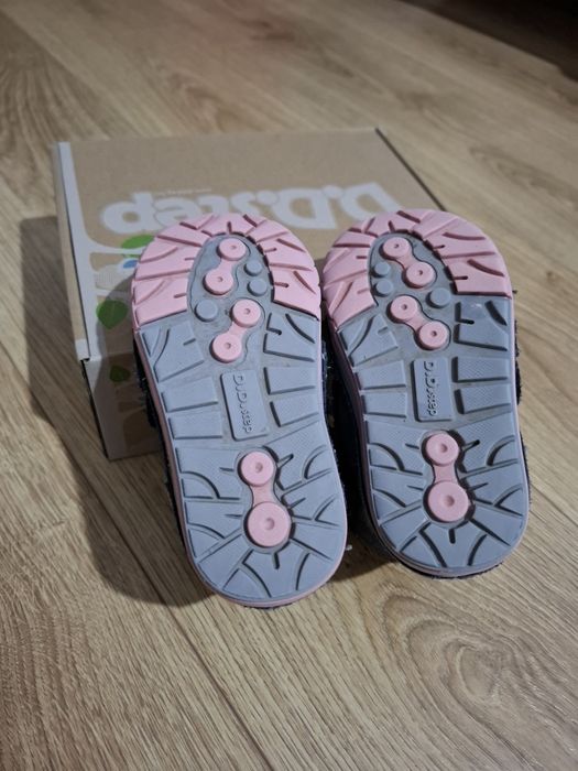 Ghete fete iarna din piele D.D.step marime 21
