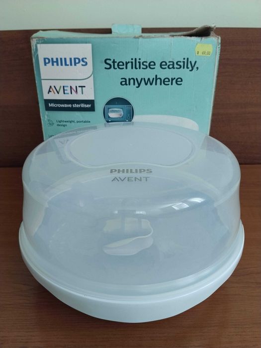 Philips Avent парен стерилизатор за бебешки шишета за микровълнова