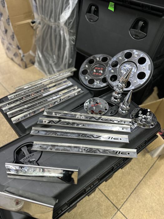 Хром планки на газель