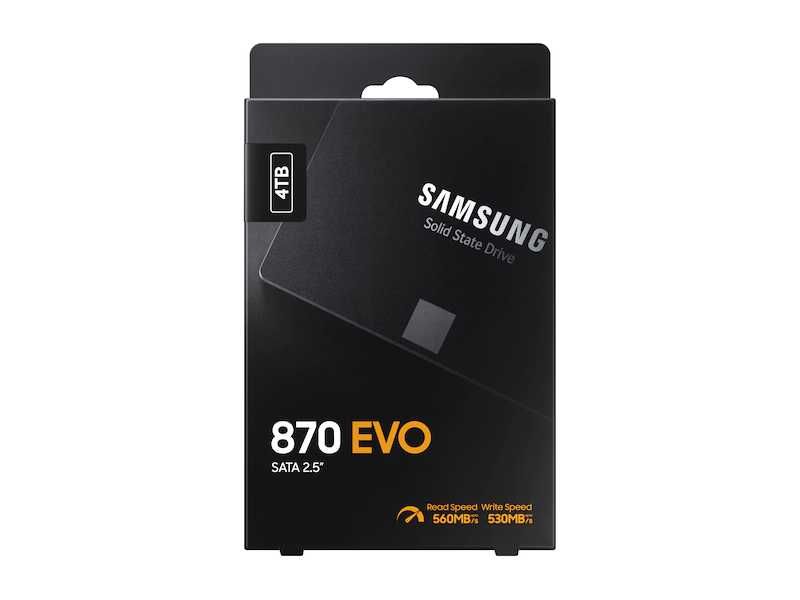 Samsung 870 EVO 4TB 2.5 Inch SATA III Internal SSD! Новый запечатанный