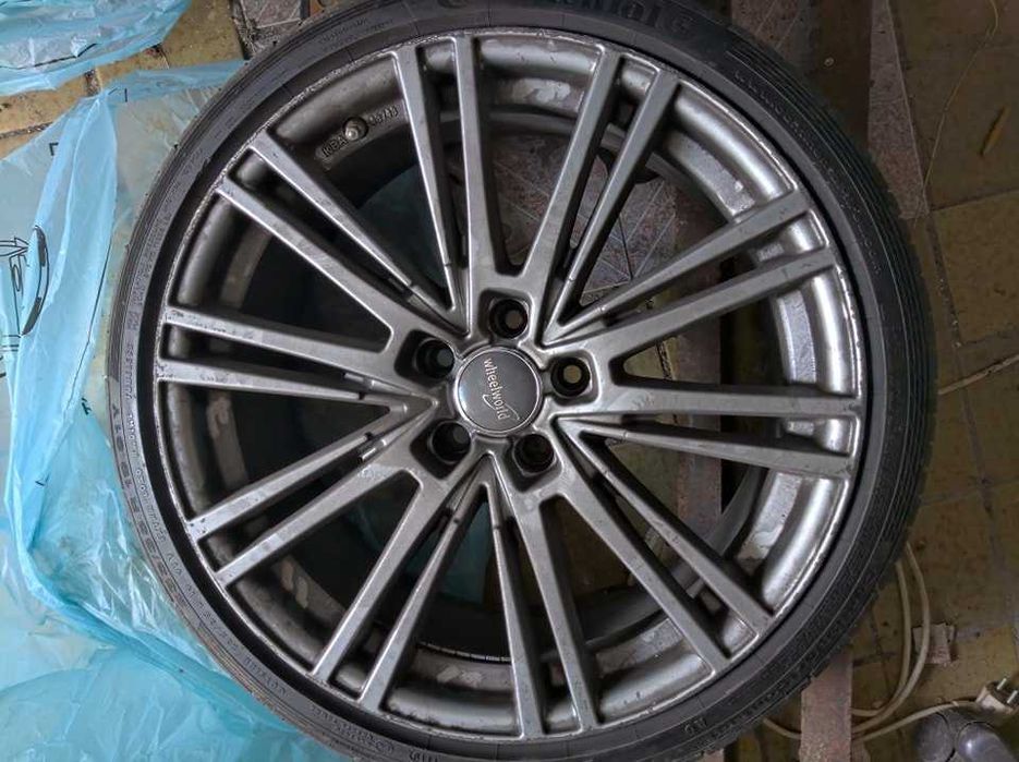 Jante + anvelope de vara Continental, dimensiune R19, 5x112