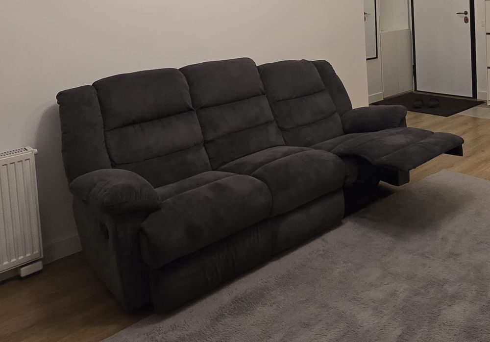 Canapea Mobexpert Missouri – 3 locuri, 2 reclinere manuale