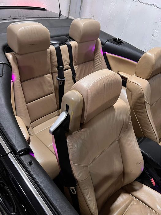 Ел. Салон за е46 кабрио бежов ( e46 cabrio salon ) седалки и кори