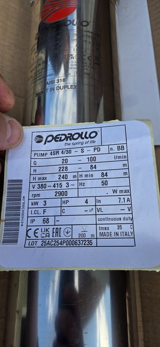 Pompa submersibila PEDROLLO 4SR 4/30