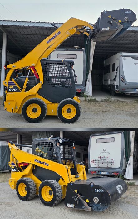Miniîncarcător ca NOU Komatsu SK 815 714 mini încărcător cu 475ore