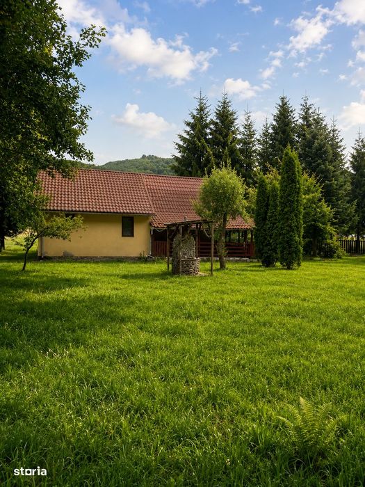 Casă de vacanță in Câmpu Cetății,teren  2.400 mp, lângă râu și pădure