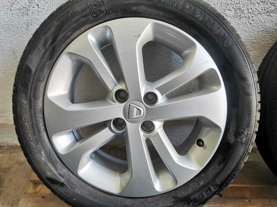 Jante Originale Dacia Lodgy / Sandero R.16 cu anvelope de vara