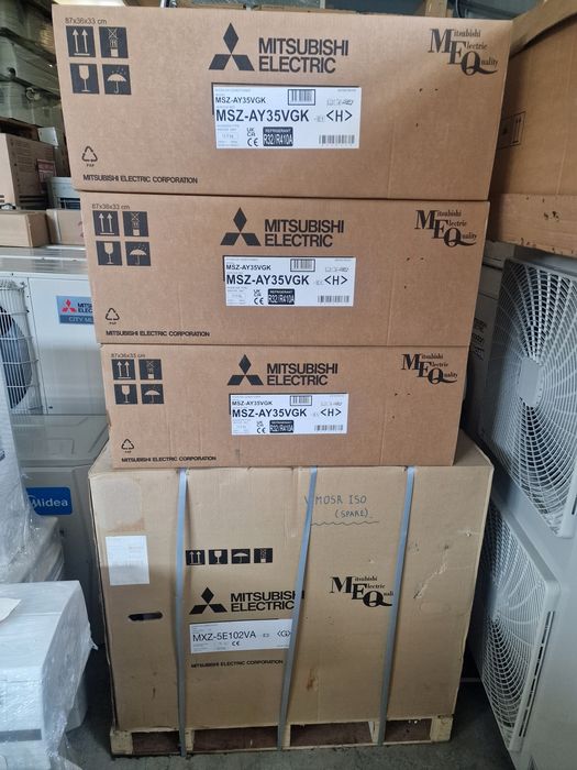 Mitsubishi electric multi MXZ-5E102 с 4 вътрешни MSZ-AY35