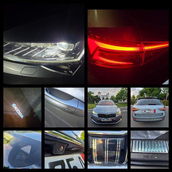 Skoda Superb Style 07/2021 DSG 2.0TDI  Virtual Cockpit Panorama Faruri Crystal Lighting Webasto Ventilație Camera Carlig Piele Ambientale Tabletă Eur6