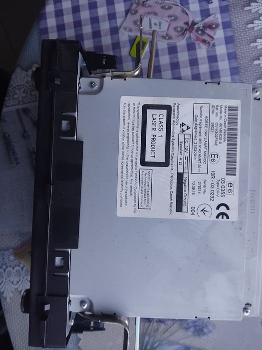 Оригинална навигация за тойота аурис хибрид 2012-2015г.