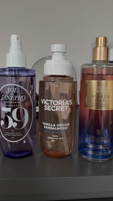 Victoria’s Secret и Sol de Jeneiro Спрейове  за тяло