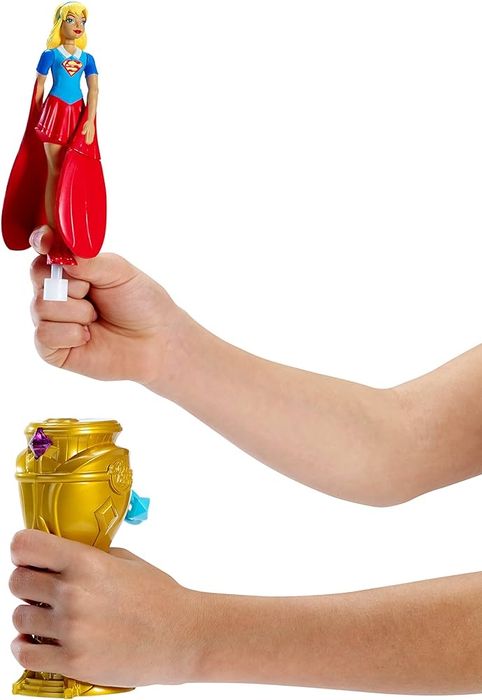 Летяща кукла DC Super hero girls и Barbie комплект с кученца