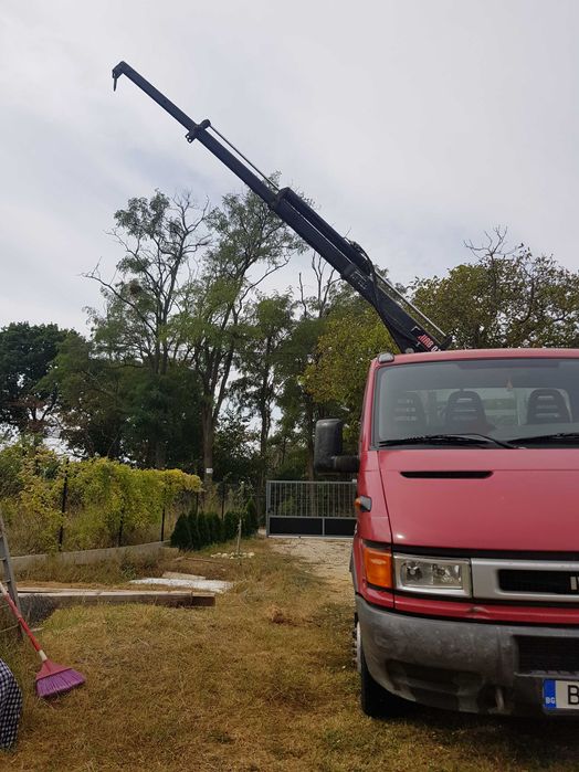 Транспортни услуги - самосвал с кран , камион с кран