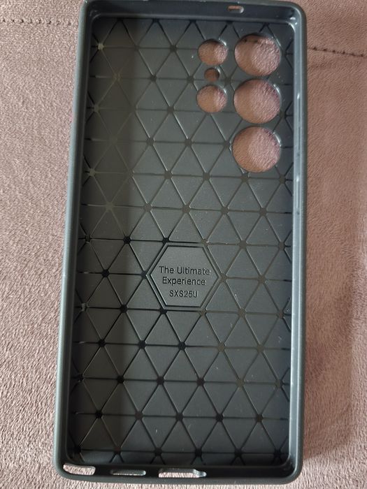 Чисто нов! Луксозен силиконов/кожен калъф /гръб за Samsung S25 Ultra