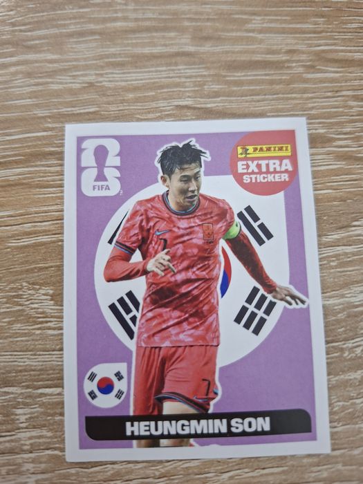 Extra sticker de la albumul  world cup 2026 cu Heung  Min Son