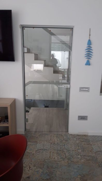 usi din sticla batante cu toc usi glisante si partitii sticla