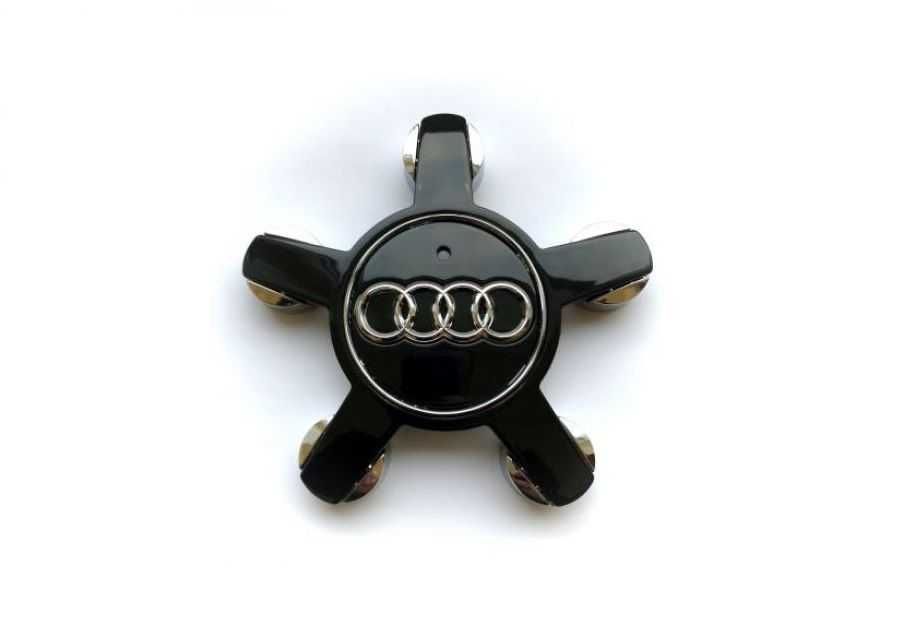 135мм Ауди Капачки за Джанти - Сиви и Черни - 4F0601165N и 8R0601165