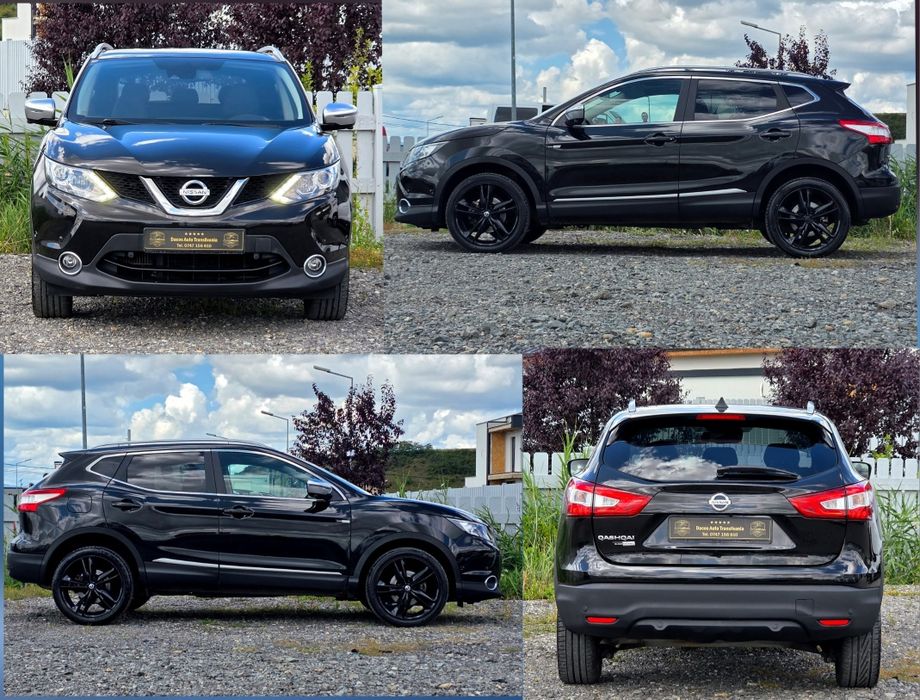 Nissan qashqai 1.6DCI 130cp/4X4/Black edition/senzori360°/panoramic